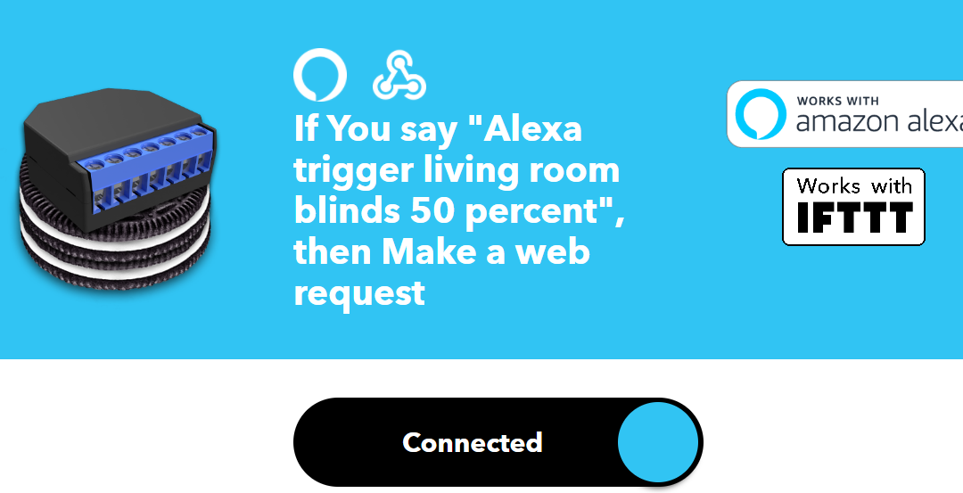 How to control shelly 2.5 relays with alexa and IFTTT