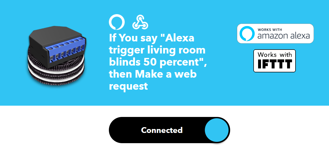 How to control shelly 2.5 relays with alexa and IFTTT